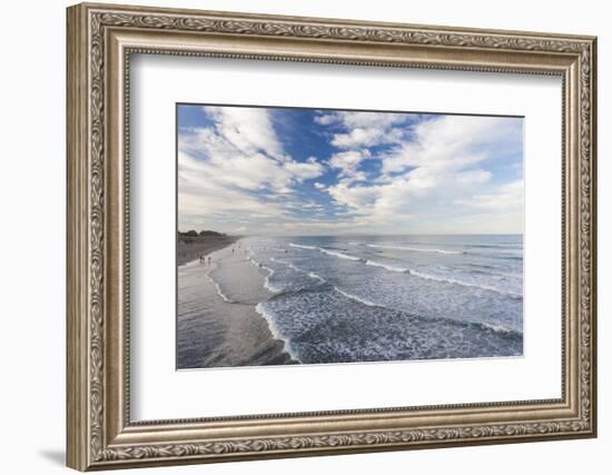 New Zealand, South Island, Christchurch-New Brighton, New Brighton Beach-Walter Bibikow-Framed Photographic Print