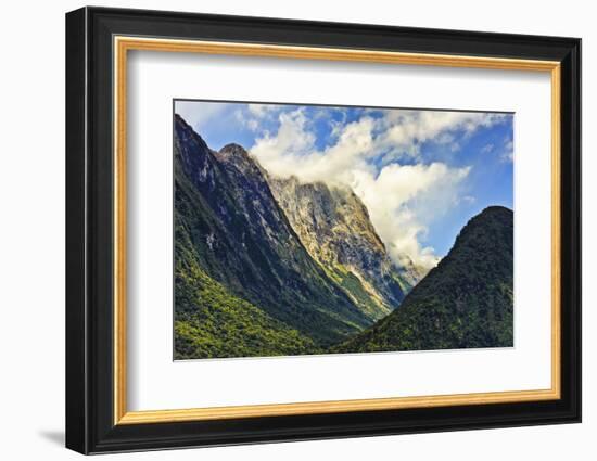 New Zealand, South Island, Fiordland National Park, Milford Sound-Rona Schwarz-Framed Photographic Print