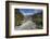 New Zealand, South Island, Fox Glacier Village, Fox Glacier hikers along Fox River-Walter Bibikow-Framed Photographic Print