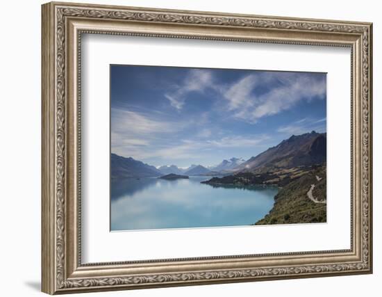 New Zealand, South Island, Otago, Glenorchy, Lake Wakatipu, landscape-Walter Bibikow-Framed Photographic Print