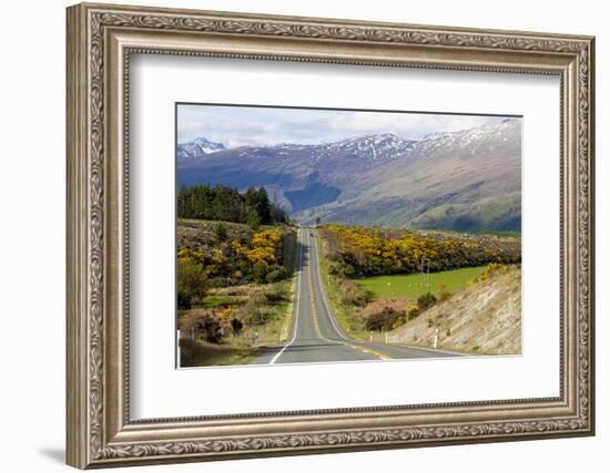 New Zealand, South Island, scenic highway.-Greg Johnston-Framed Photographic Print