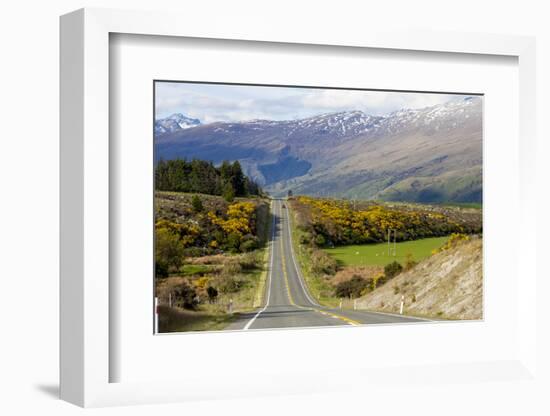 New Zealand, South Island, scenic highway.-Greg Johnston-Framed Photographic Print