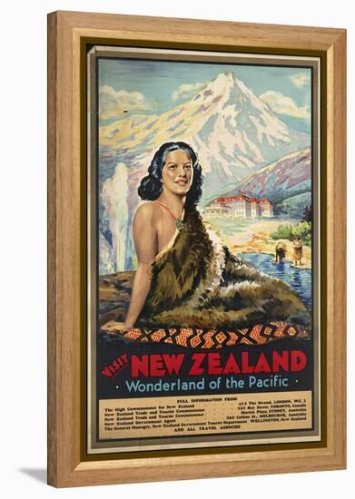 New Zealand Wonderland of the Pacific-null-Framed Premier Image Canvas