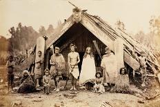 Maori Family, New Zealand, circa 1880s-New Zealander Photographer-Giclee Print