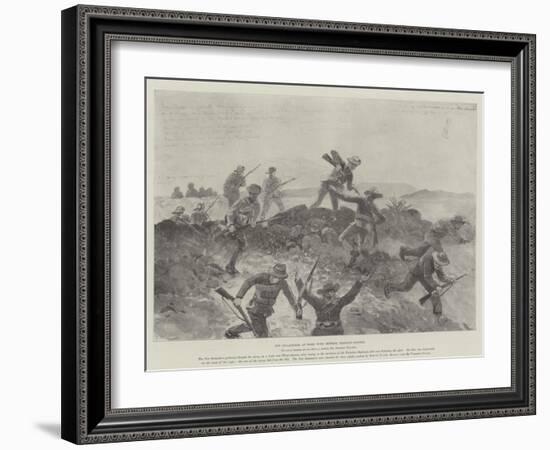 New Zealanders at Work with General French's Column-Frederic Villiers-Framed Giclee Print