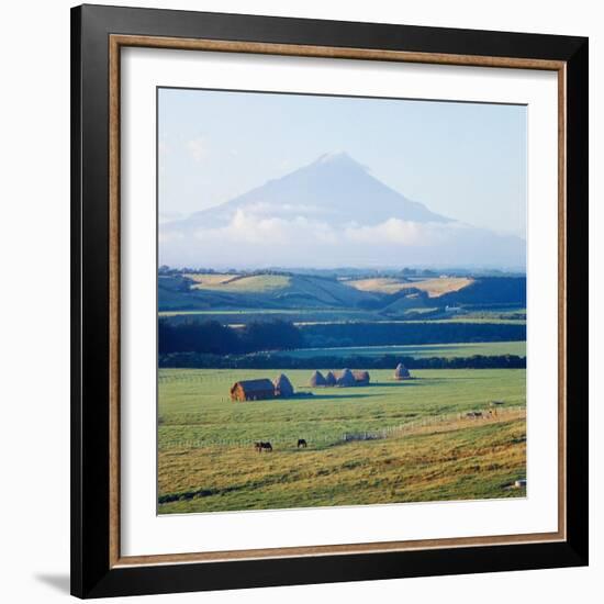 New Zealandsnow-Capped Mountain in New Zealand-George Silk-Framed Photographic Print