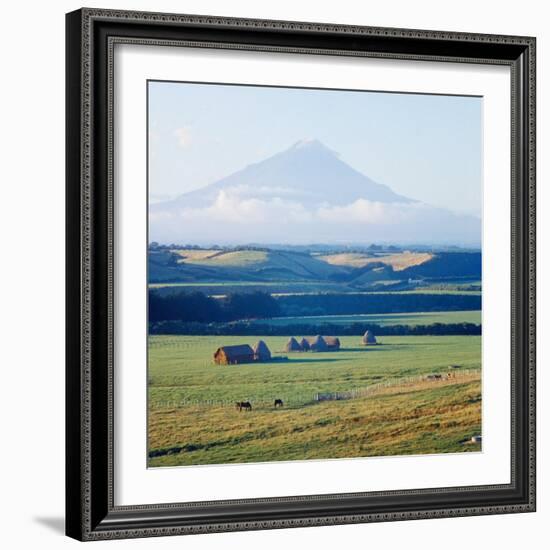 New Zealandsnow-Capped Mountain in New Zealand-George Silk-Framed Photographic Print