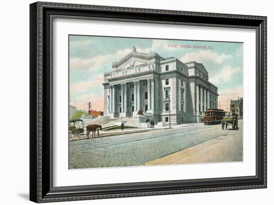 Newark Courthouse-null-Framed Art Print