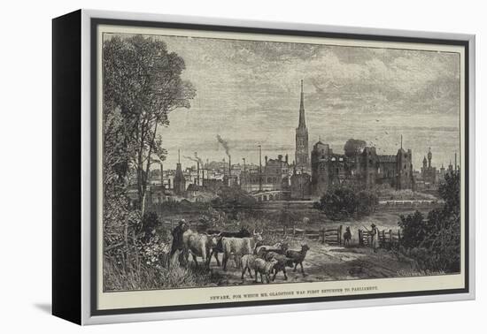 Newark, for Which Mr Gladstone Was First Returned to Parliament-James Burrell Smith-Framed Premier Image Canvas