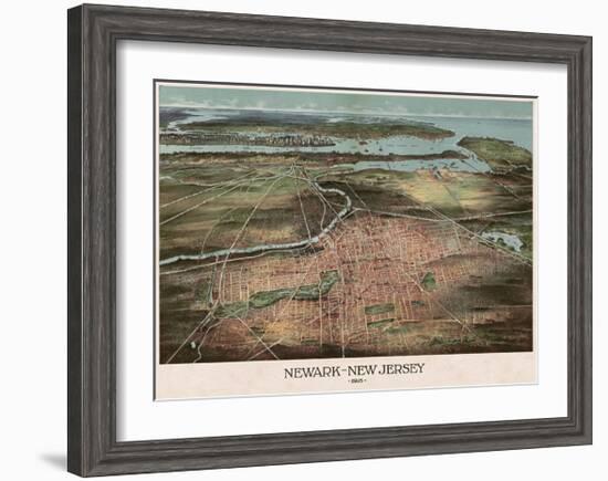 Newark, New Jersey, 1916-Shepherd-Framed Giclee Print