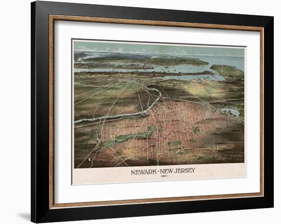 Newark, New Jersey, 1916-Shepherd-Framed Giclee Print