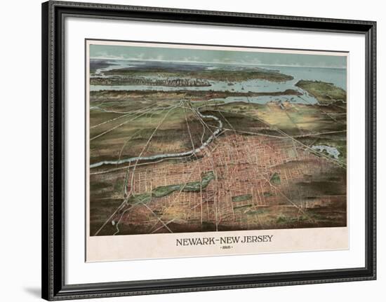 Newark, New Jersey, 1916-Shepherd-Framed Giclee Print