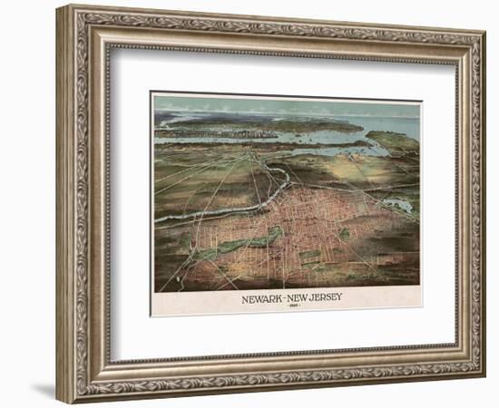 Newark, New Jersey, 1916-Shepherd-Framed Art Print