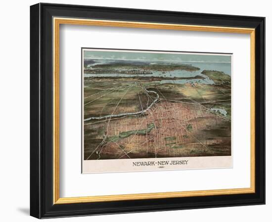 Newark, New Jersey, 1916-Shepherd-Framed Art Print