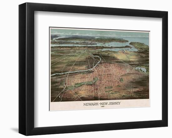 Newark, New Jersey, 1916-Shepherd-Framed Art Print