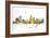 Newark New Jersey Skyline MCLR 1-Marlene Watson-Framed Giclee Print