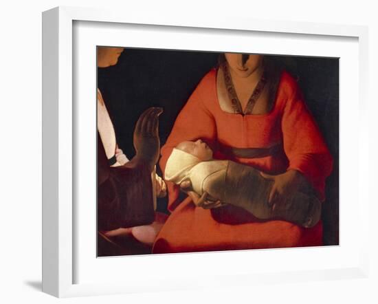 Newborn, 1645-1648-Georges de La Tour-Framed Giclee Print