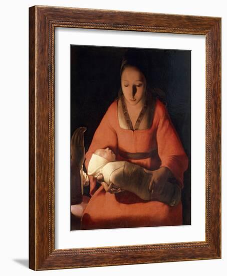 Newborn, 1645-1648-Georges de La Tour-Framed Giclee Print