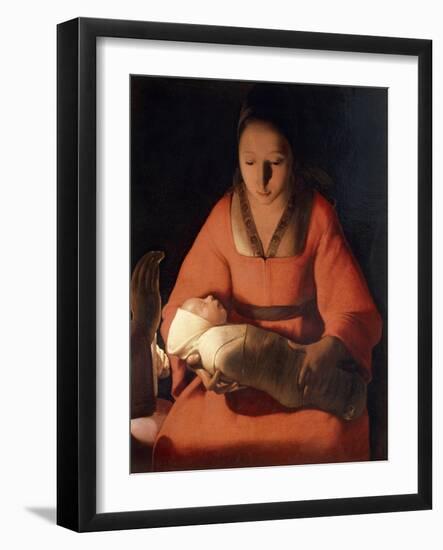 Newborn, 1645-1648-Georges de La Tour-Framed Giclee Print