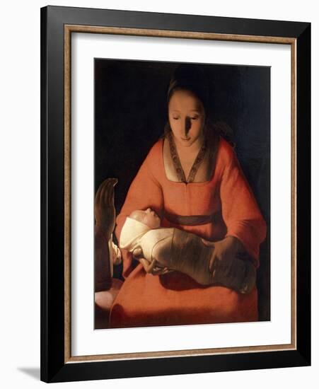 Newborn, 1645-1648-Georges de La Tour-Framed Giclee Print