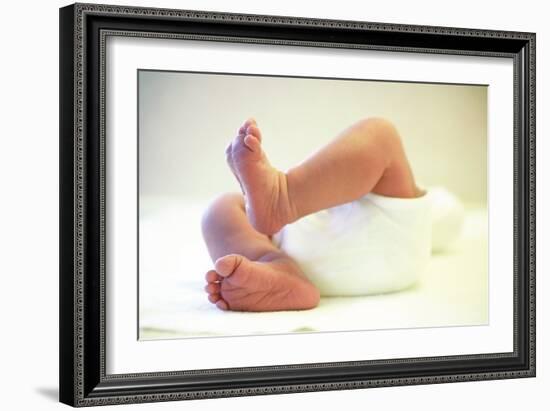 Newborn Baby's Feet-Mauro Fermariello-Framed Premium Photographic Print