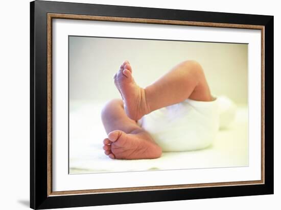 Newborn Baby's Feet-Mauro Fermariello-Framed Photographic Print