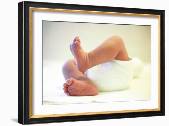 Newborn Baby's Feet-Mauro Fermariello-Framed Photographic Print