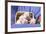 Newborn Bulldogs in Basket-Zandria Muench Beraldo-Framed Photographic Print