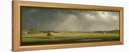 Newburyport Meadows, c.1876–81-Martin Johnson Heade-Framed Premier Image Canvas