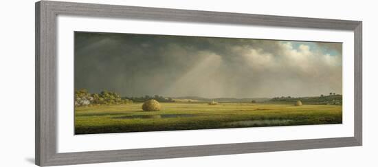 Newburyport Meadows, c.1876–81-Martin Johnson Heade-Framed Giclee Print