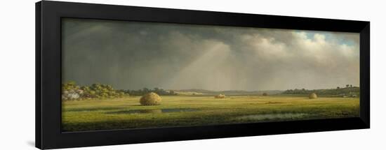 Newburyport Meadows, c.1876–81-Martin Johnson Heade-Framed Giclee Print