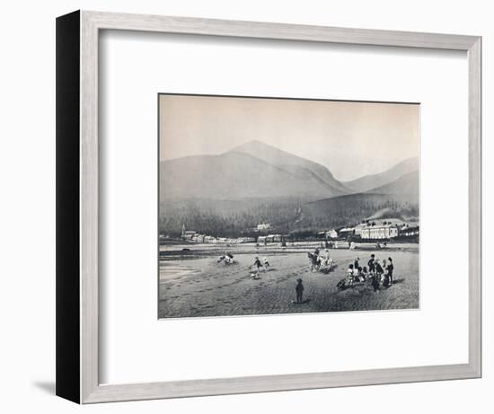 'Newcastle, Co. Down. - The Strand, with Slieve Donard', 1895-Unknown-Framed Photographic Print