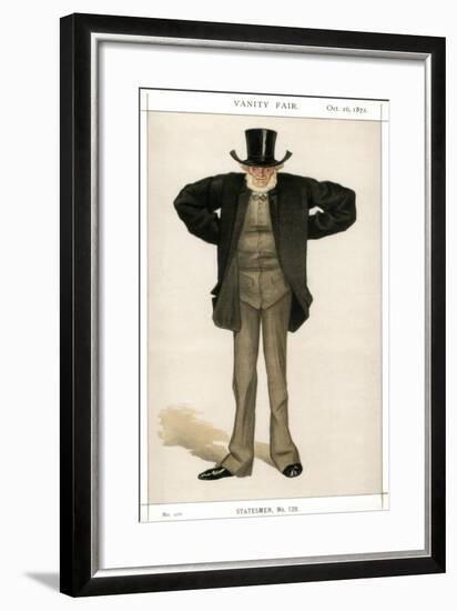 Newcastle on Tyne, Joseph Cowen, British Politician, 1872-Coide-Framed Giclee Print