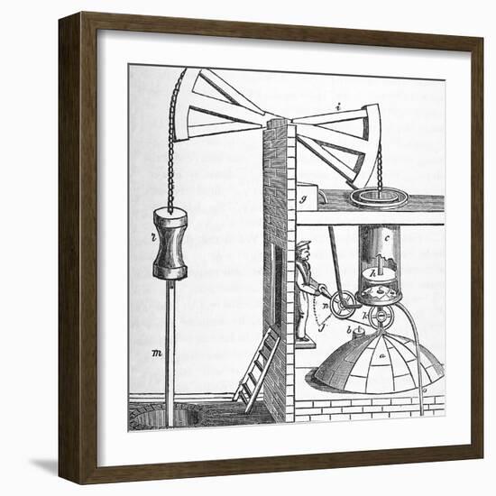 Newcomen's Engine-Science, Industry and Business Library-Framed Photographic Print