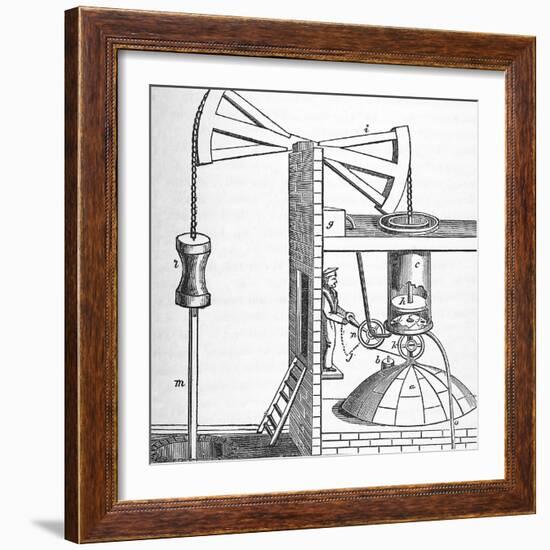 Newcomen's Engine-Science, Industry and Business Library-Framed Photographic Print