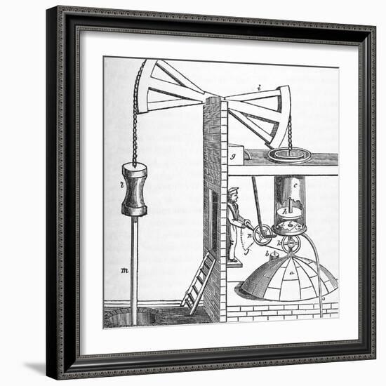 Newcomen's Engine-Science, Industry and Business Library-Framed Photographic Print