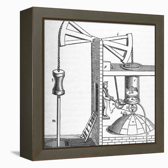 Newcomen's Engine-Science, Industry and Business Library-Framed Premier Image Canvas