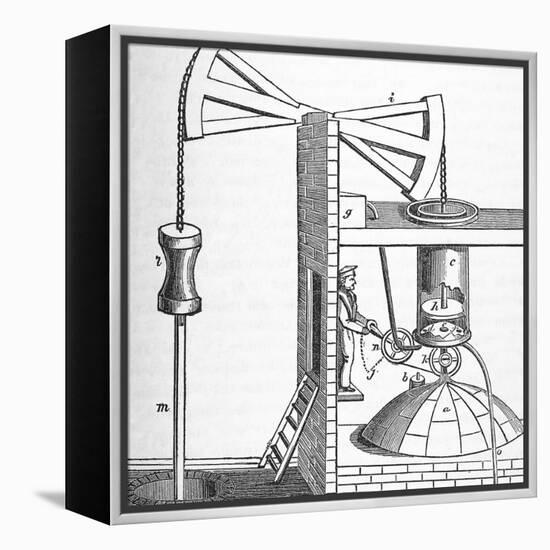 Newcomen's Engine-Science, Industry and Business Library-Framed Premier Image Canvas