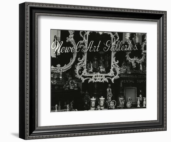 Newel Art Gallery, New York, 1943-Brett Weston-Framed Photographic Print