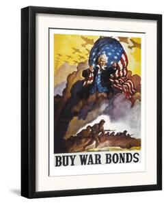 World War Ii Bond Poster by Newell Convers Wyeth