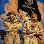 We Must Be in the Dungeons, Dick Remarked, 1916 (Litho)-Newell Convers Wyeth-Giclee Print