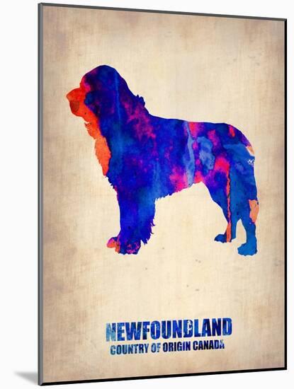 Newfoundland Poster-NaxArt-Mounted Art Print