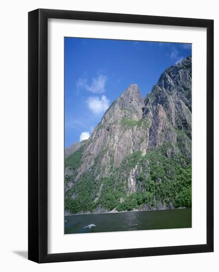 Newfoundland, Steep Cliffs, Formed by the Long Range Mountains-John Barger-Framed Photographic Print