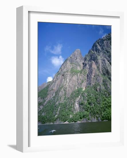 Newfoundland, Steep Cliffs, Formed by the Long Range Mountains-John Barger-Framed Photographic Print