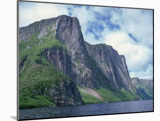 Newfoundland, Western Brook Pond, an Inland Fiord-John Barger-Mounted Photographic Print