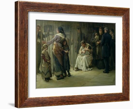 Newgate - Committed for Trial, 1878-Frank Holl-Framed Giclee Print