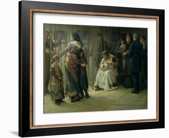 Newgate - Committed for Trial, 1878-Frank Holl-Framed Giclee Print