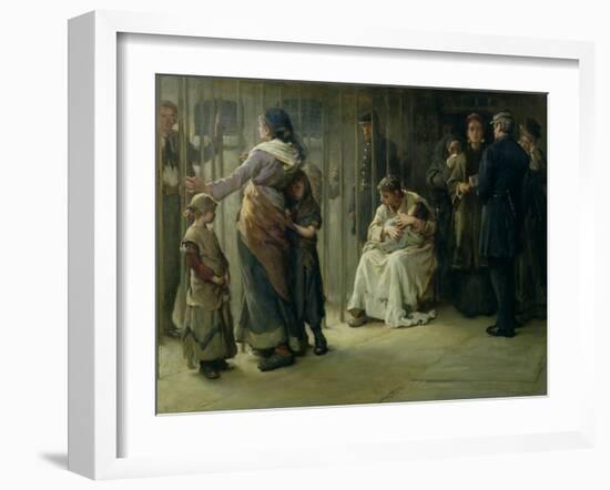 Newgate - Committed for Trial, 1878-Frank Holl-Framed Giclee Print