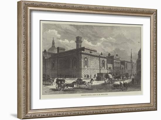 Newgate Prison, About to Be Demolished-Frank Watkins-Framed Giclee Print