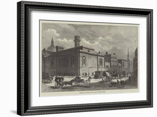 Newgate Prison, About to Be Demolished-Frank Watkins-Framed Giclee Print